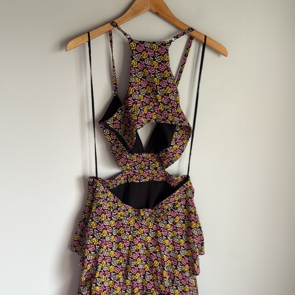 A.L.C. Titus silk maxi Dress in Pink Multi 8 - Picture 7 of 12